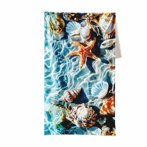 AUQ Beach Towels,Flat Look Hold Quick Dry Beach Towel,Widespread Reach Microfiber Beach Towel,Style1,28"x56"