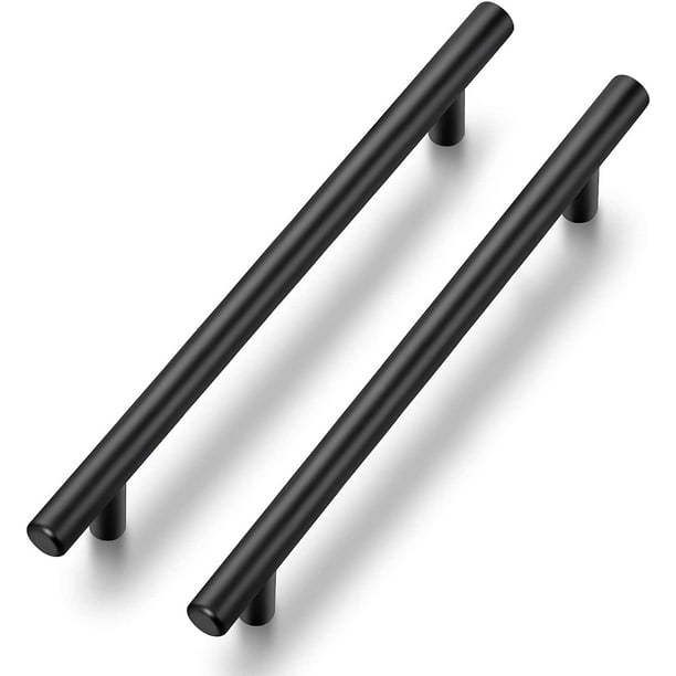 Zoizocp Black Handles 10 Pack 61/4 Inch Pulls Matte