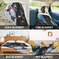 thumbnail image 2 of Yayeee Throw Blanket for Couch Soft Warm 50" x 60" Sofa Chair Bed Decoration, Black, 2 of 7