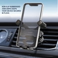 thumbnail image 2 of Cellet Gravity Phone Mount, Air vent Phone Mount with Auto Lock Mechanism Compatible with iPhone 15 Pro Max and most 3.5" devices, 2 of 9