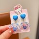 thumbnail image 1 of Pendientes con clip para las orejas para niñas, sin dolor, para bebés, súper lindos, de princesa Sanrio, aretes tipo botón, joyería, 1 of 5