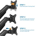 thumbnail image 2 of Mount-It! Replacement Monitor VESA Plate, Black, 1 Each, 2 of 4