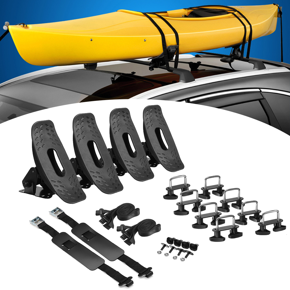 Universal Kayak Canoe Carrier Holder Saddle Watercraft Roof Rack Car Loader Walmart Canada
