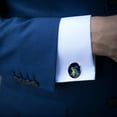 thumbnail image 3 of Frog Elegant Business Attire: Stainless Steel Men's Cufflinks Set for Versatile Wardrobe Options, 3 of 6