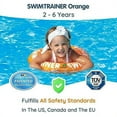 thumbnail image 5 of FREDS SWIM ACADEMY SWIMTRAINER Classic Orange, Baby Pool Float Ring for Toddlers and Infants, 2 Years to 6 Years Old (33-66 lb) 19"- 26" Waist Adjustable Aid to Learn Swimming Safely, 5 of 7