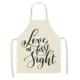 thumbnail image 2 of Deyared Chef Apron for Men and Women Professional for Cooking Cotton Kitchen Apron for Women Men Chef 1pc Parent Adult The Family Kitchen Lovely Print Linen Family Aprons on Clearance, 2 of 2
