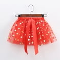 thumbnail image 4 of NOLDARES Toddler Baby Girl Tutu Tulle Layered Ruffle Skirt for Little Gig Girls 6 Months-10T(Red,2-4 Years), 4 of 5