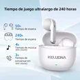 thumbnail image 4 of Audífonos In ear Inalámbricos Keluona Kt10 Bluetooth V5.4 Con micrófono Color Blanco, 4 of 8