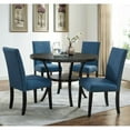 thumbnail image 2 of Roundhill Furniture Biony Blue Fabric Dining Chairs with Nailhead Trim, Set of 2, 2 of 7