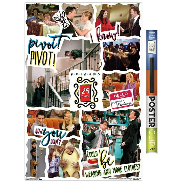 Friends - 25th Wall Poster, 22.375" x 34"