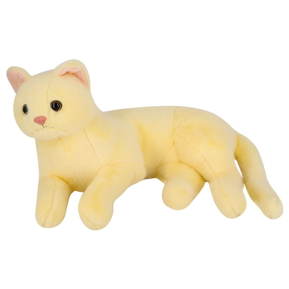 BESTSKY 2026 New Cat Stuffed Animal Cuddly Plush Toy Cat Toys for Kids Perfect Cat Lovers Cat Plush Yellow 30Cm for Kids Cat Lovers Home Decor Playtime Cuddling Gift Giving
