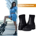 thumbnail image 2 of Women's Chelsea Boots: Fashionable Slip-On Platform Ankle Boots with Lug Sole and Chunky Design, 2 of 13