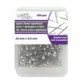 thumbnail image 4 of UNIQUE CREATIV Glass Head Appliqué Pins — White, 25 mm × 0.6 mm, 150‑Pack, 4 of 5
