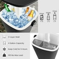 thumbnail image 6 of VibrantEcho Cooler Table, Portable 4 Gallon All-Weather Beer and Wine Table Cooler with Handle, Bottle Opener & Lift Top Lid, 3-in-1 Outdoor Cooler Side Table for Patio Poolside Camping Picnic, 6 of 9