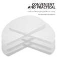 thumbnail image 4 of Shisuyan Plastic Mask Transparent PVC 25Set 7.5x3.3Inch Hairdressing Bangs Baffle Hair Styling, 4 of 8