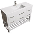 thumbnail image 3 of Wyndham WCS211148SGYWPINTM24 Vanity in Gray with Integrated Sink and Mirror, 3 of 6