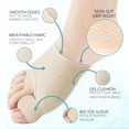 thumbnail image 2 of Pinkiou Bunion Corrector Sleeve Brace Toe Separator Spacer Cushion Pads 2pcs (Size L), 2 of 10