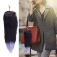thumbnail image 3 of 50 cm Long 3D Cute Tail Keychain Pendant Women Key Ring Holder Pompoms Key Chains Fashionable Hairy Tail Blanks for Crafting, 3 of 5