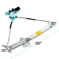 thumbnail image 2 of for Mitsubishi Montero 1992-2000 MR135166 Front Right Window Regulator Motor, 2 of 5