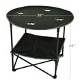 thumbnail image 5 of Picnic At Ascot 548-BLK Canvas Picnic Table - Black, 5 of 5