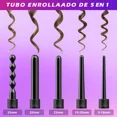 thumbnail image 3 of Ferros Para Cabello Profesionale Planchas Rizadora 6 En 1 Con Guantes Geenary, 3 of 8