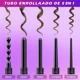 thumbnail image 3 of Ferros Para Cabello Profesionale Planchas Rizadora 6 En 1 Con Guantes Geenary, 3 of 8