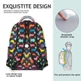 thumbnail image 5 of "Dog Print Campus Backpack - Durable Laptop Backpack for College Students, Pet Lovers, Work & Travel, Cute Design with Multiple Pockets, Trendy Gift for Dog Lovers", 5 of 6