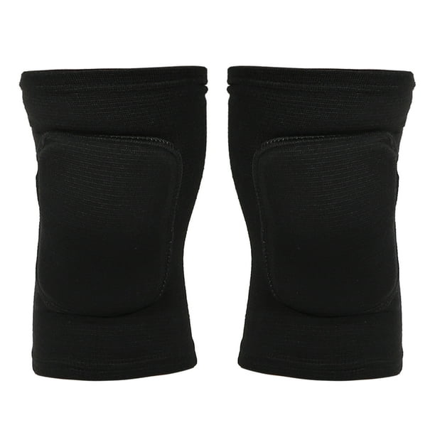 1 par de rodilleras protectoras de esponja, rodilleras suaves y transpirables, rodilleras para deporte, gimnasio, patinaje, negro, talla M