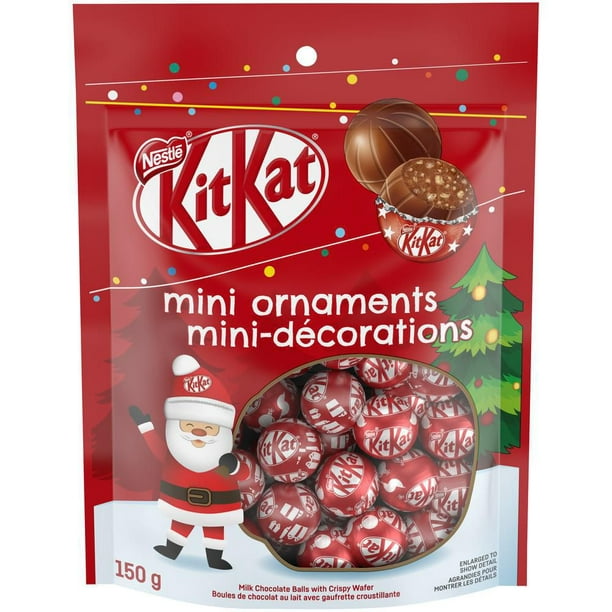 NESTLÉ KITKAT Mini Milk Chocolate Ornaments Pouch, 150 g 