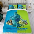 thumbnail image 4 of 3 Piece Bedding Set For Monster University Duvet Cover Sets Comforter Cover Set Cute Super Soft For Teens Kids Bedroom Gifts,1 Duvet Cover with 2 Pillowcases Twin, 4 of 6
