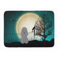 thumbnail image 1 of Carolines Treasures BB2258RUG Halloween Scary Poodle Silver Machine Washable Memory Foam Mat, 1 of 4
