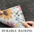 thumbnail image 6 of White Sunflower Colorful Flower Pattern Door Rugs,Washable Non Slip Door Mats Indoor,Decorative Door Mats,Entry Mat Indoor for Entrance,Bedroom,Kitchen,Bathroom,20"x32", 6 of 6
