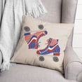 thumbnail image 3 of Creative Products American Roller Skates 18 x 18 Indoor / Outdoor Pillow, 3 of 3