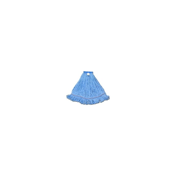 Mop Head, Blue Looped End, Cotton Rayon, 22-24 oz., Abco, 01311