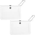 thumbnail image 4 of MasteelfCA 2Pcs Transparent Cards Storage Bag Portable Coin Storage Bag (Transparent), 4 of 8