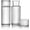 Clear 2 Pack, variant on Bedside Water Carafe and Glass Set, Classic Vertical-Striped 27oz Glass Carafe with 7.1oz Tumbler Lid, Nightstand Water Pitcher, Bathroom Mouthwash Dispenser, Elegant Gift for Home & Office