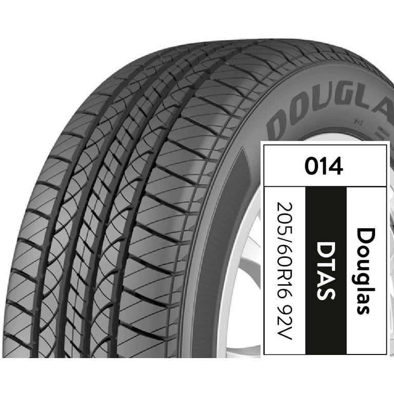 Douglas Touring A/S 205/60R16 92V All-Season Tire 