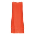 thumbnail image 4 of Ltctricy Robe d'Été pour Femme Grande Taille Sans Manches à Encolure Dégagée Plissée à Étages Robe Midi Décontractée Robe Débardeur, 4 of 6