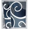thumbnail image 2 of United Weavers Drachma Salona Contemporary Paisley Area Rug, Navy, 5'3" x 7'6", 2 of 5