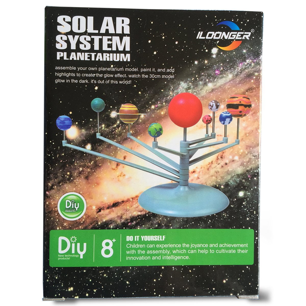 Solar System Planetarium 3d Model Learning Study Science Kit Educational Astronomy Model Gift Assemble Paint And Highlight It With Glow Effects By