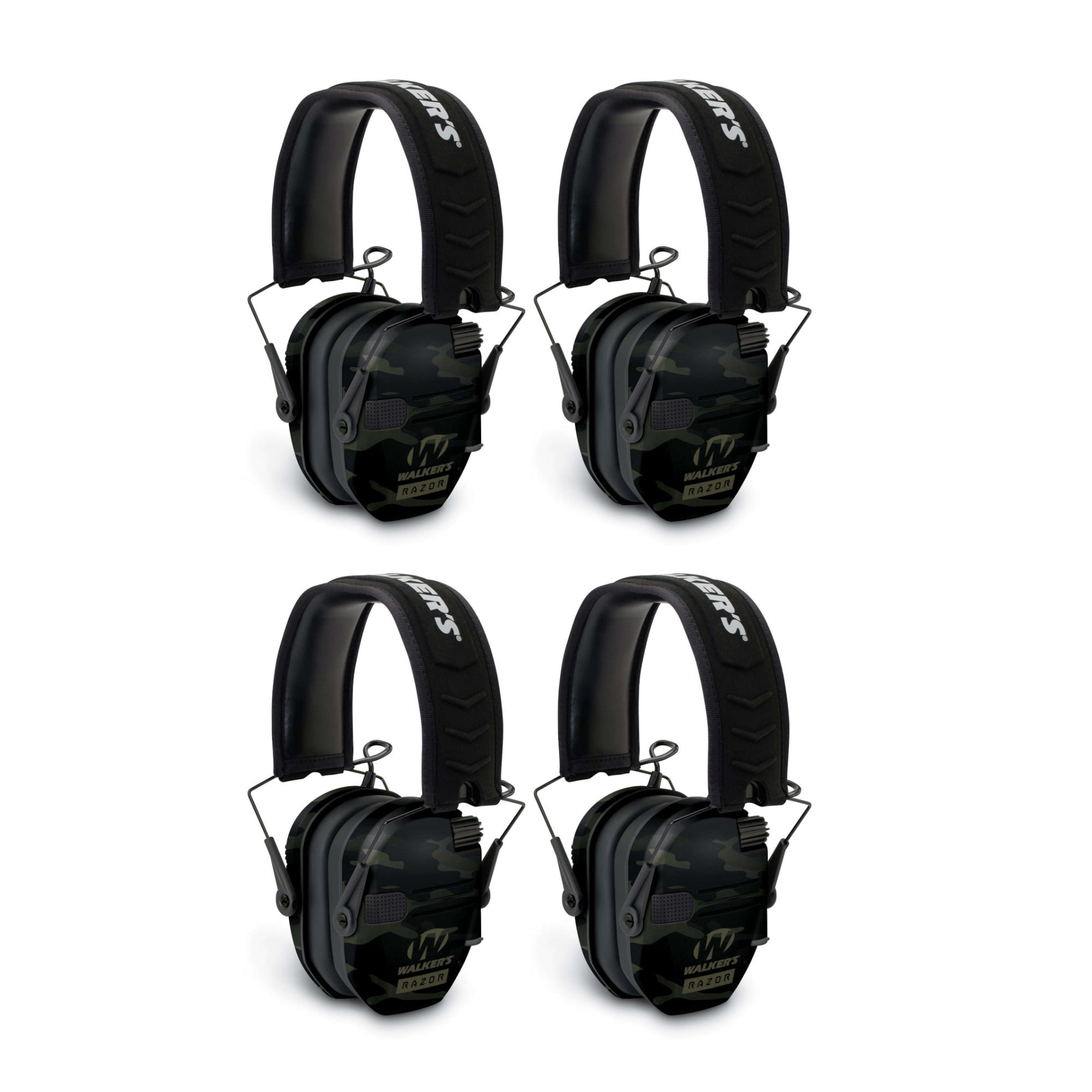 Walkers Razor Slim Electronic Ear Muffs Multicam Camo/Gray for sale online 