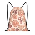 thumbnail image 1 of Xecao Mushrooms2 Pattern Sports Drawstring Backpack - String Swim Gym Bag with Wet Proof Pocket for Women&Men-Small, 1 of 6