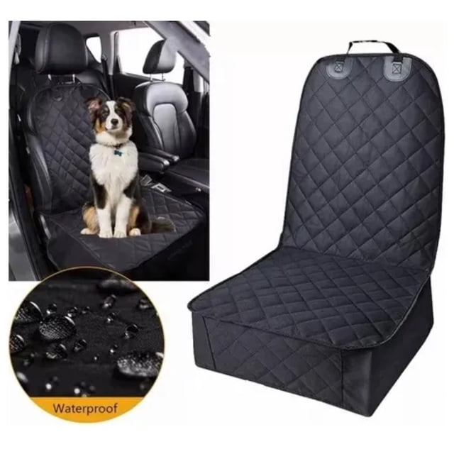 Funda Impermeable Cubierto Cubre Asientos Mascota Auto Perro Modelo Negro
