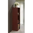 thumbnail image 4 of Open Box Hodedah 3-Shelf Bookcase in Mahogany, 4 of 5