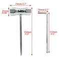 thumbnail image 6 of 8 inch Steel Wire Wheel Brush Cutter Weed Eater Trimmer Head Adapter for Sthil, 6 of 10