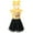 Yellow, variant on L.O.L. Surprise! Queen Bee Big Girls Mesh Cosplay Dress Little Kid to Big Kid