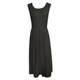 thumbnail image 3 of Women's Summer Tank Midi Dress With Pockets Sleeveless A Line Dress Casual Floral T Shirt Dress Flowy Beach Swing Dress for Women Turtleneck Dress Womens Casual Long Dresses All Summer Dresses Casual, 3 of 4