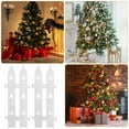 thumbnail image 7 of RENACLIPY 15Pcs Mini Picket Fence Plastic Decorative Christmas Tree Ornament for Home and Garden, 7 of 7