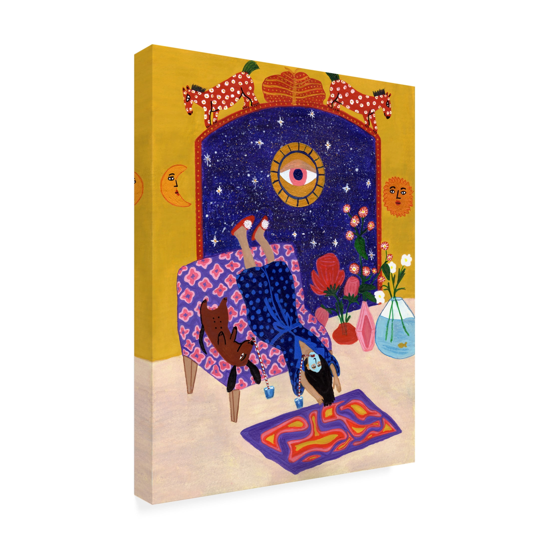 Trademark Fine Art Jota de jai Day off from office Canvas Wall Art