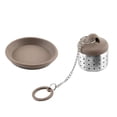 thumbnail image 1 of Colador de té Yotijar de Acero inoxidable con cadena, 1 of 8
